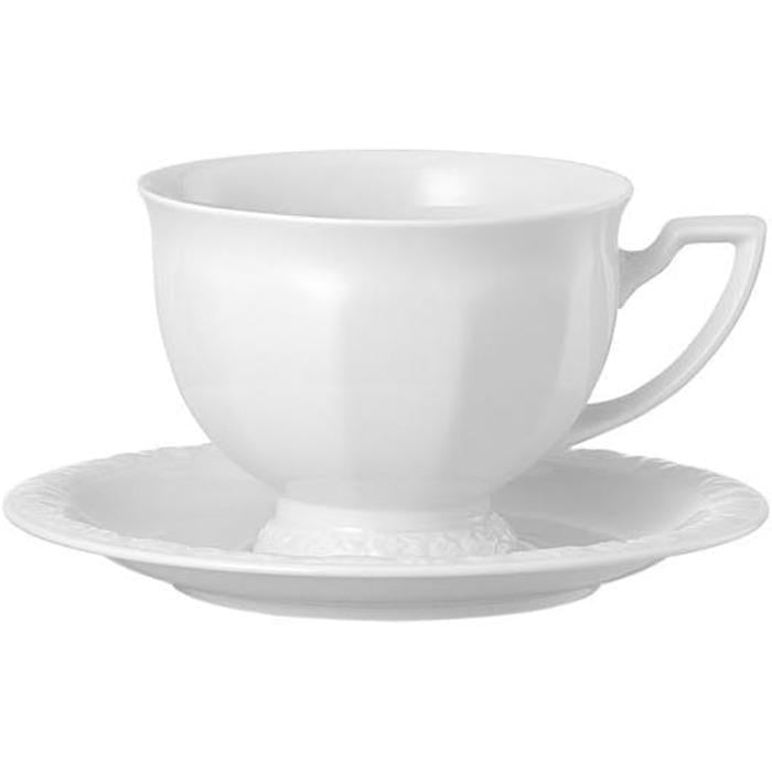 Чашка Rosenthal Maria Weiss 490 мл блюдце 18 см Чайна пара (2670251)