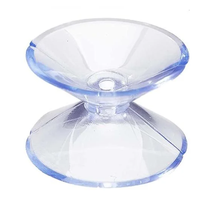 Присоска для скляних поверхонь та аксесуарів універсальна двостороння Прозорий (3000003891)