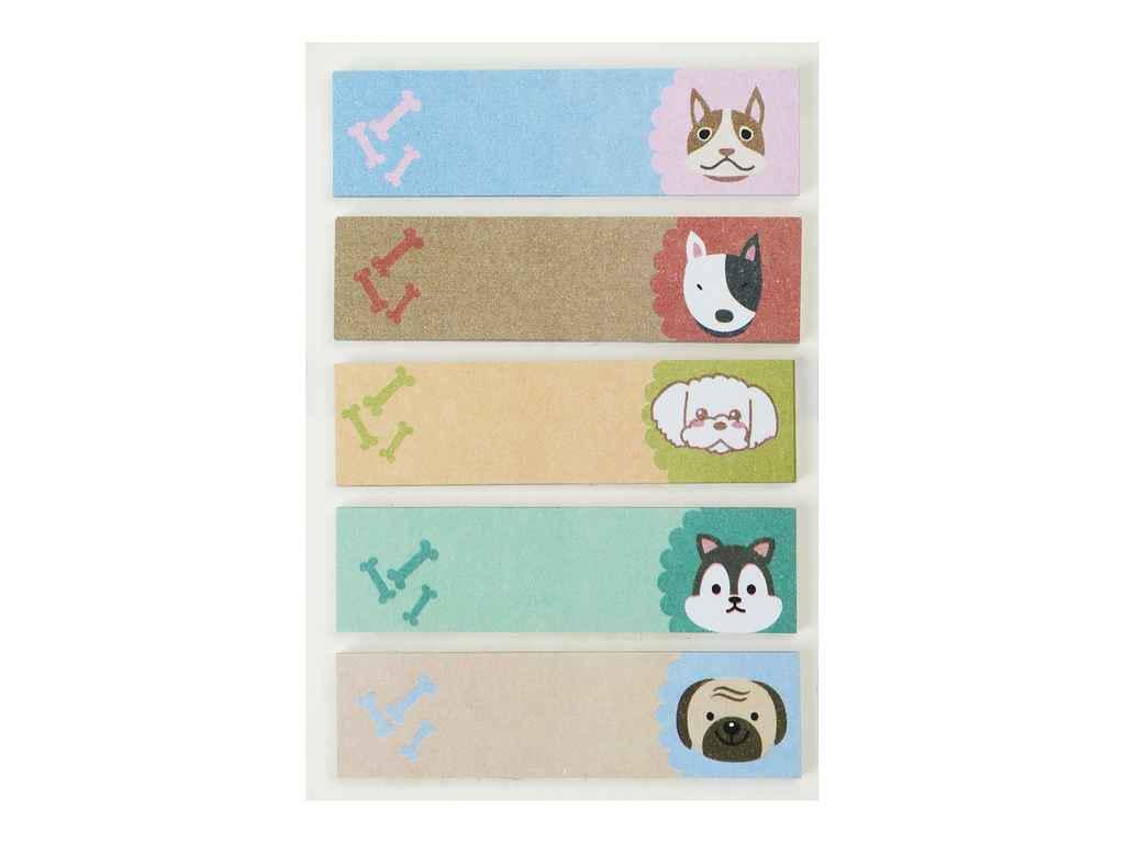Закладки ZiBi паперові DOGS з клейким шаром 44x12 мм 5 диз. по 20 арк. KIDS Line (1047608) Закладки ZiBi паперові DOGS з клейким шаром 44x12 мм 5 диз. по 20 арк. KIDS Line (1047608)