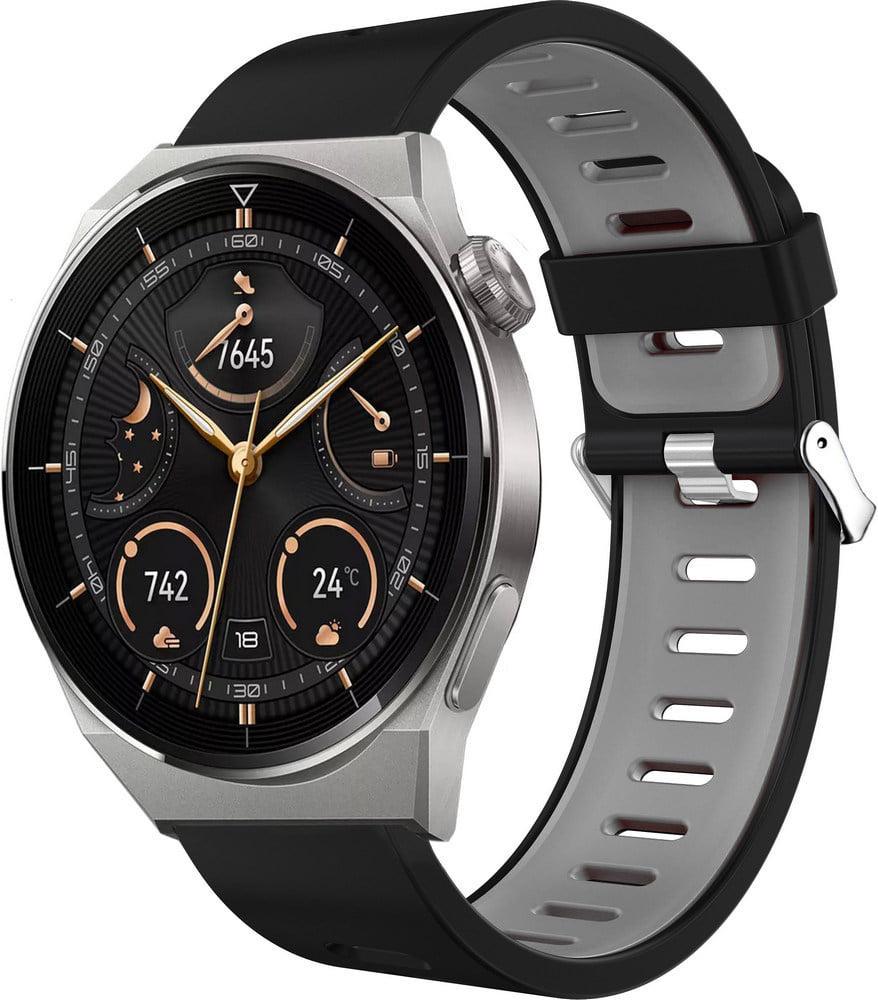 Ремешок Traf для смарт-часов Huawei Watch GT3 Pro 46 мм Black/Grey (37343-53)