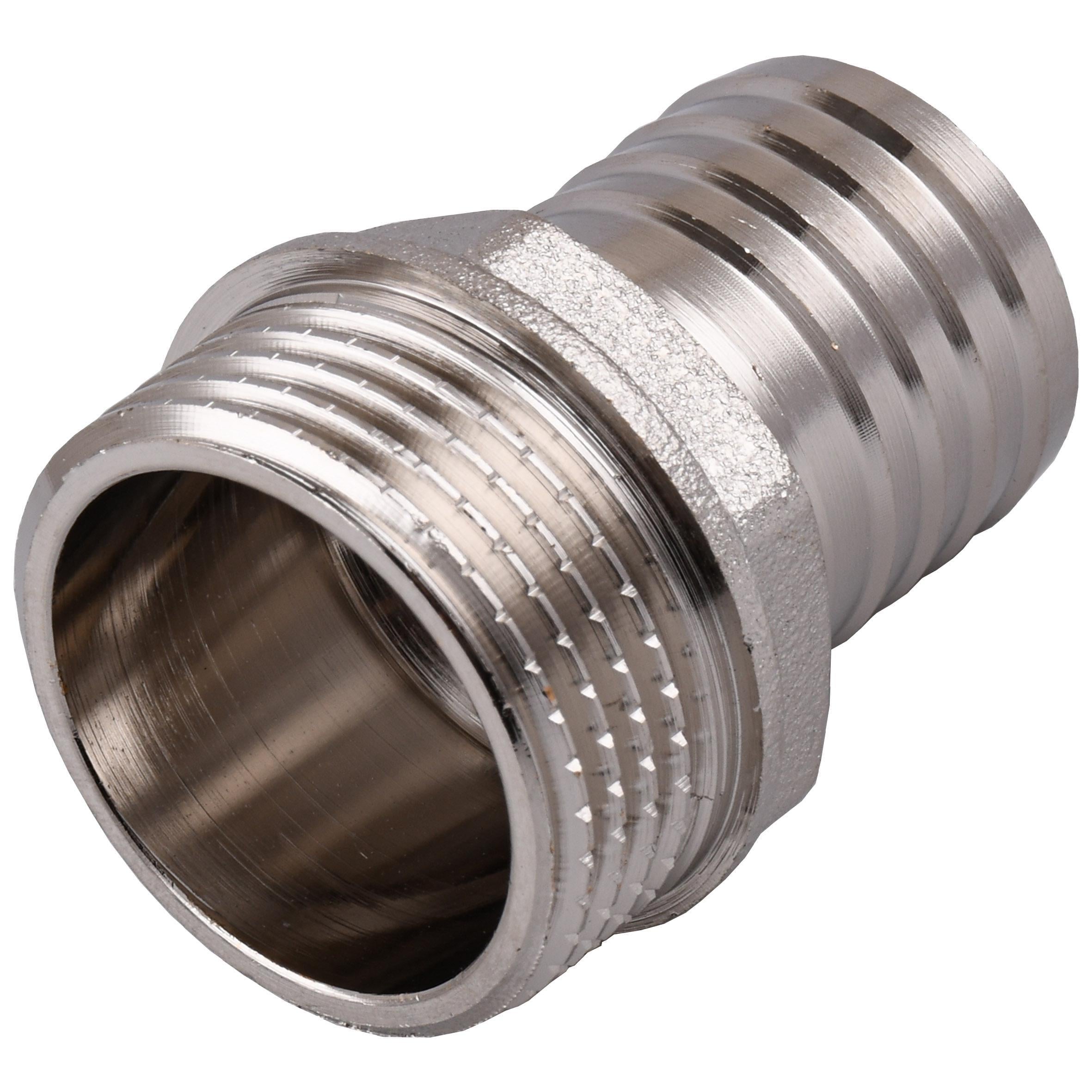 Штуцер Optimum NU5L2S 1"С 25 мм никелированный (000030856)