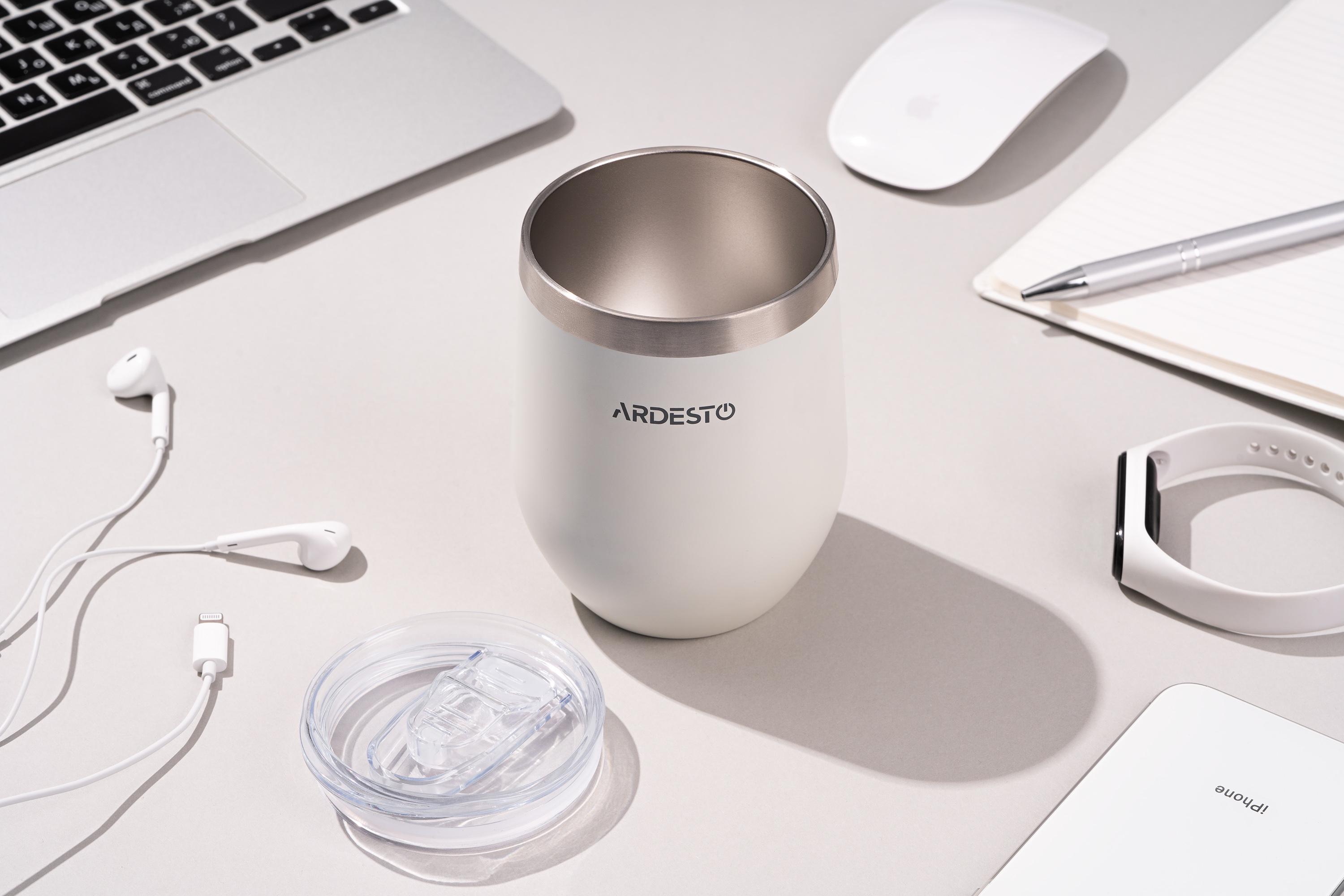 Термокружка Ardesto Compact Mug 350 мл Белый (25593) - фото 4