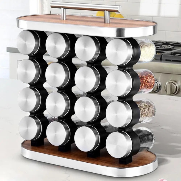 Набір банок для спецій Seasoning Bottle 16 шт. - фото 2