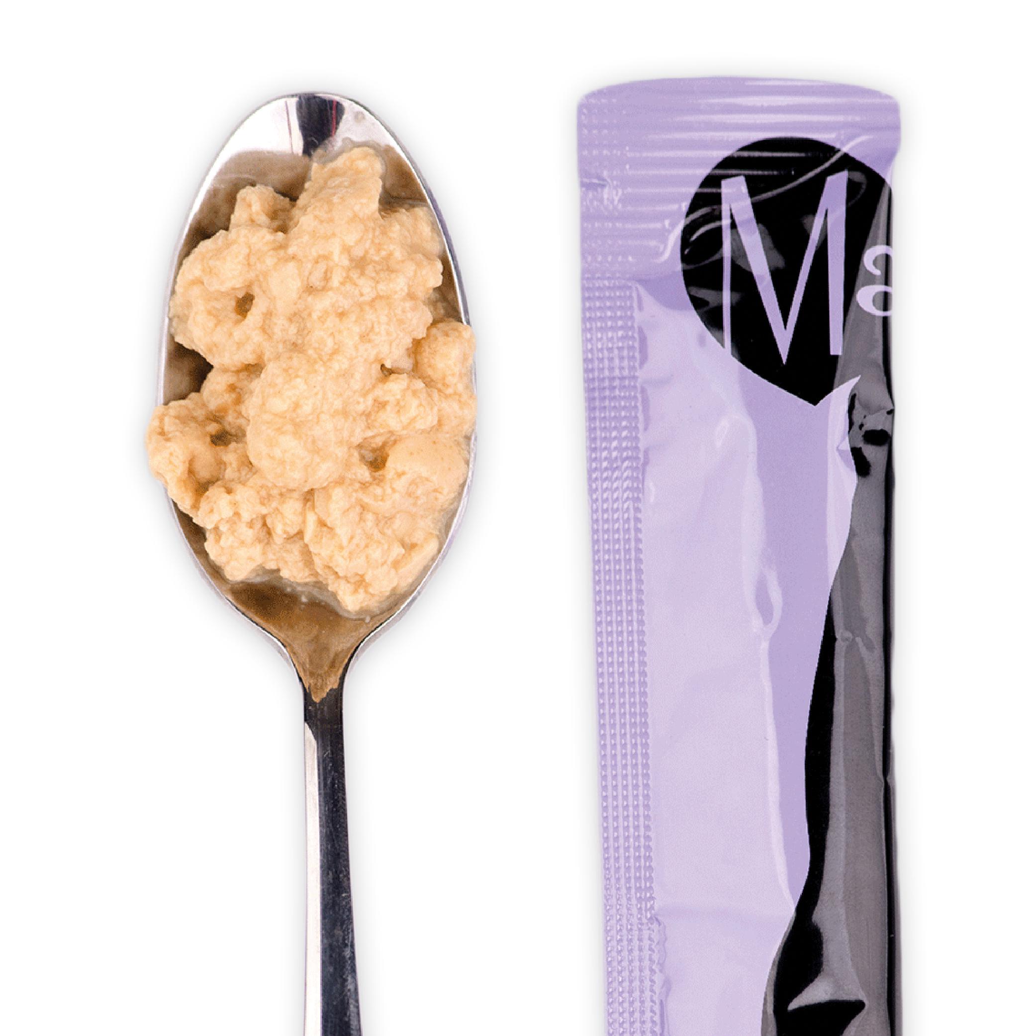 Ласощі для кішок Mavsy Creamy superfood RAMEN WITH SHRIMP IN LINSEED SAUCE AND QUAIL EGG 15 г 5 шт. - фото 2