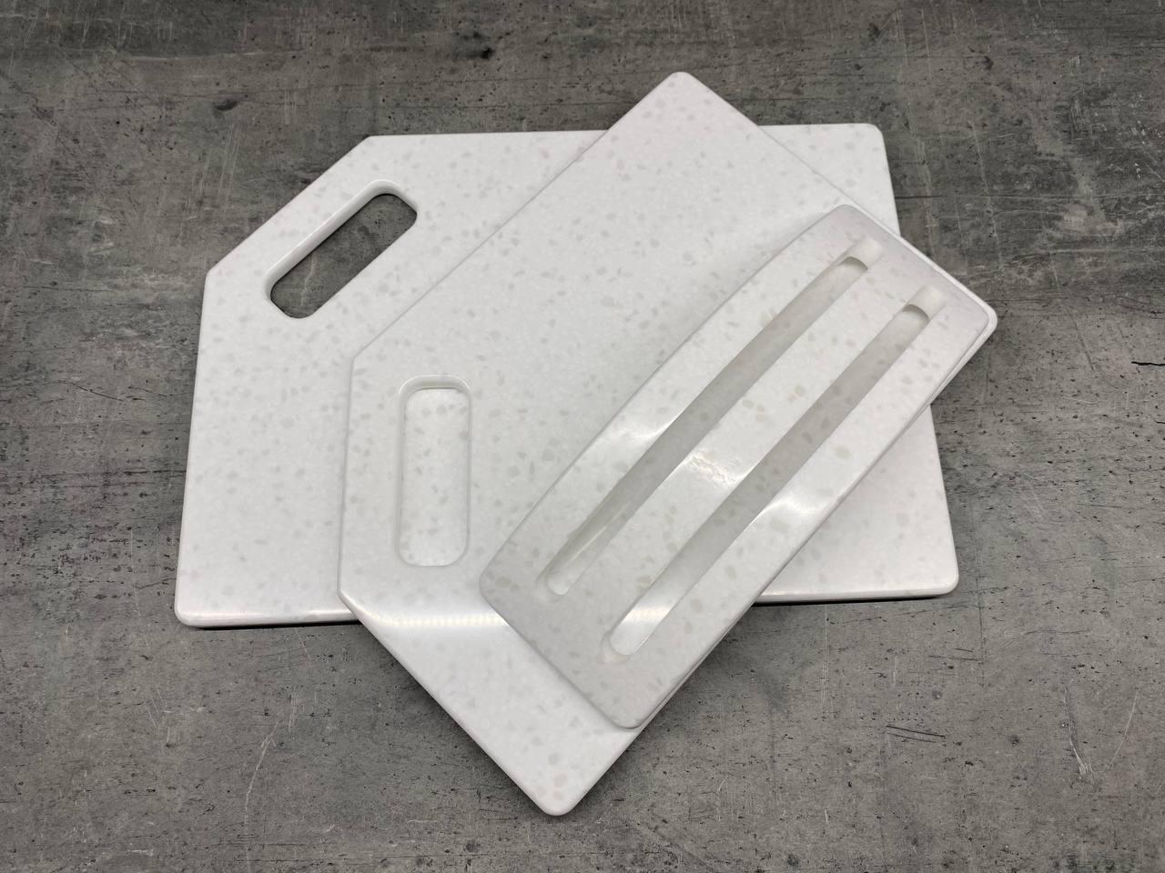 Набір дошок кухонних After Snow зі штучного акрилового каменю на підставці 2 шт. (195) - фото 3 Набір дошок кухонних After Snow зі штучного акрилового каменю на підставці 2 шт. (195) - фото 3