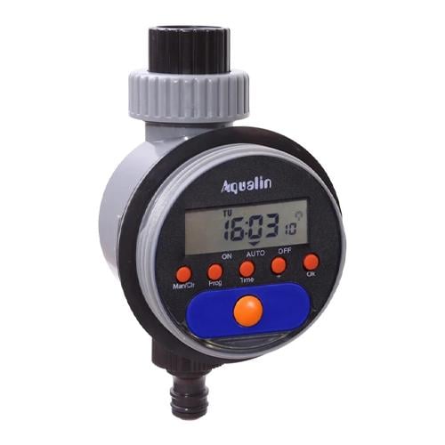Таймер поливу Aqualin YL21526 цифровий з кульовим клапаном (5545-8d126)