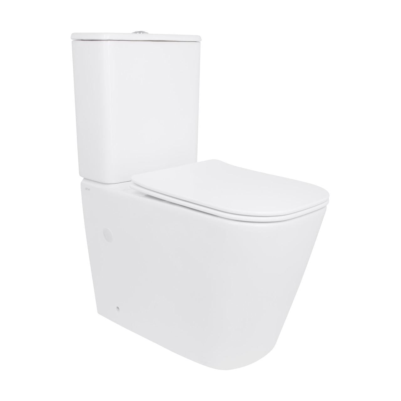 Унитаз напольный Qtap Stork Ultra Quiet QTSTO27W49260 630x350x805 мм с сиденьем Soft-close White Унитаз напольный Qtap Stork Ultra Quiet QTSTO27W49260 630x350x805 мм с сиденьем Soft-close White