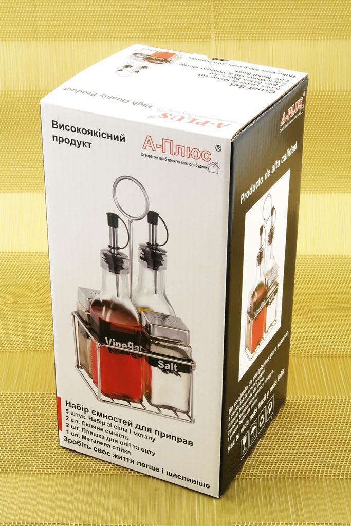 Набір для спецій A-Plus 1711 з підставкою (DR001392) - фото 2 Набір для спецій A-Plus 1711 з підставкою (DR001392) - фото 2