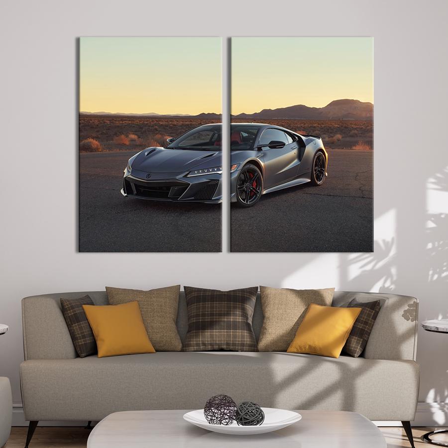 Картина на холсте Суперкар Acura NSX Type S 165x122 см (1278-2)