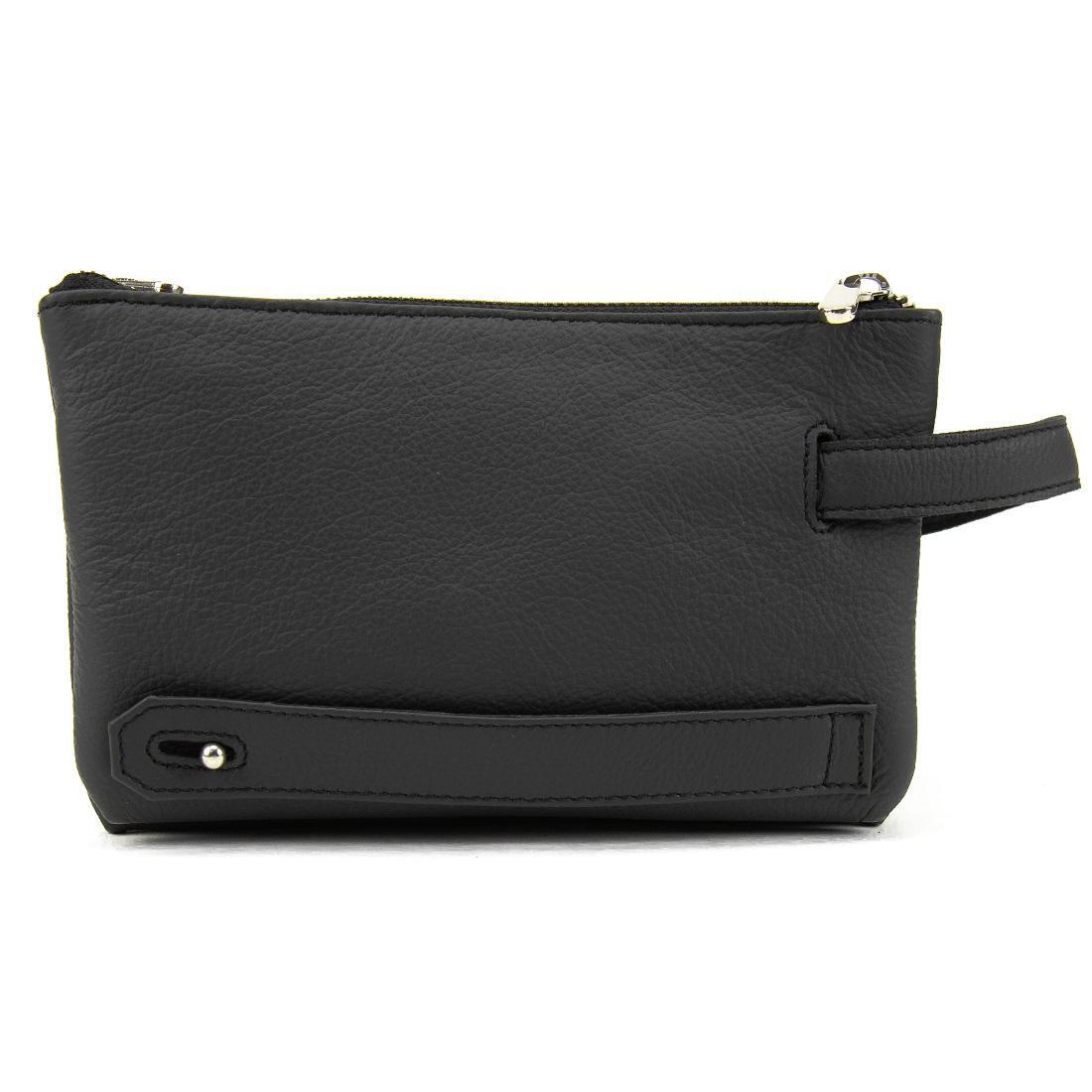 Портмоне чоловіче Royal Bag AJ-TV-109A-CL шкіряний на три відділення Чорний (7701) - фото 3