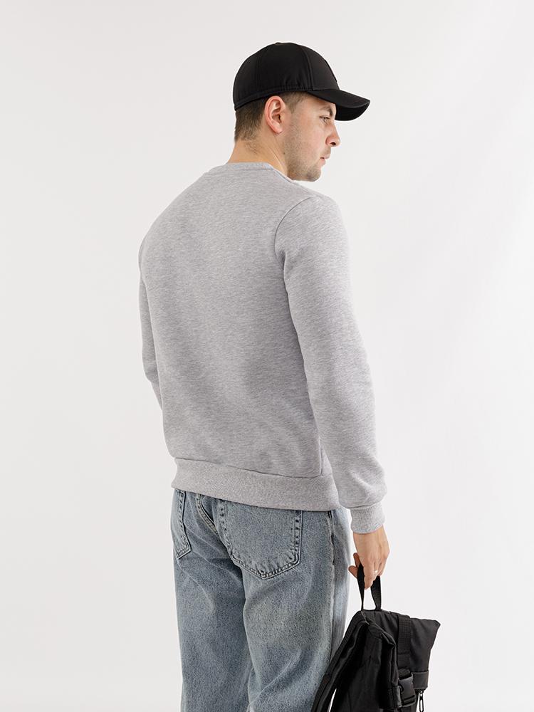 Свитшот мужской ЦБ-00222337 р. 44 Серый (SKT000914991) - фото 3 Свитшот мужской ЦБ-00222337 р. 44 Серый (SKT000914991) - фото 3