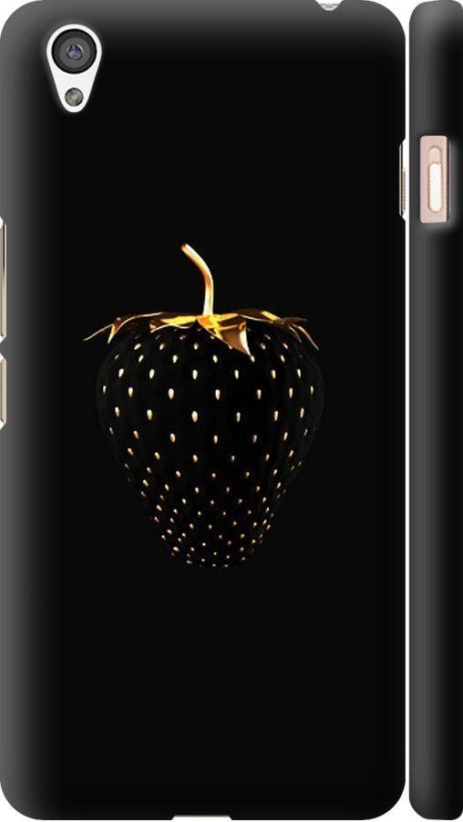 Чохол на OnePlus X Чорна полуниця (3585m-385-42517)