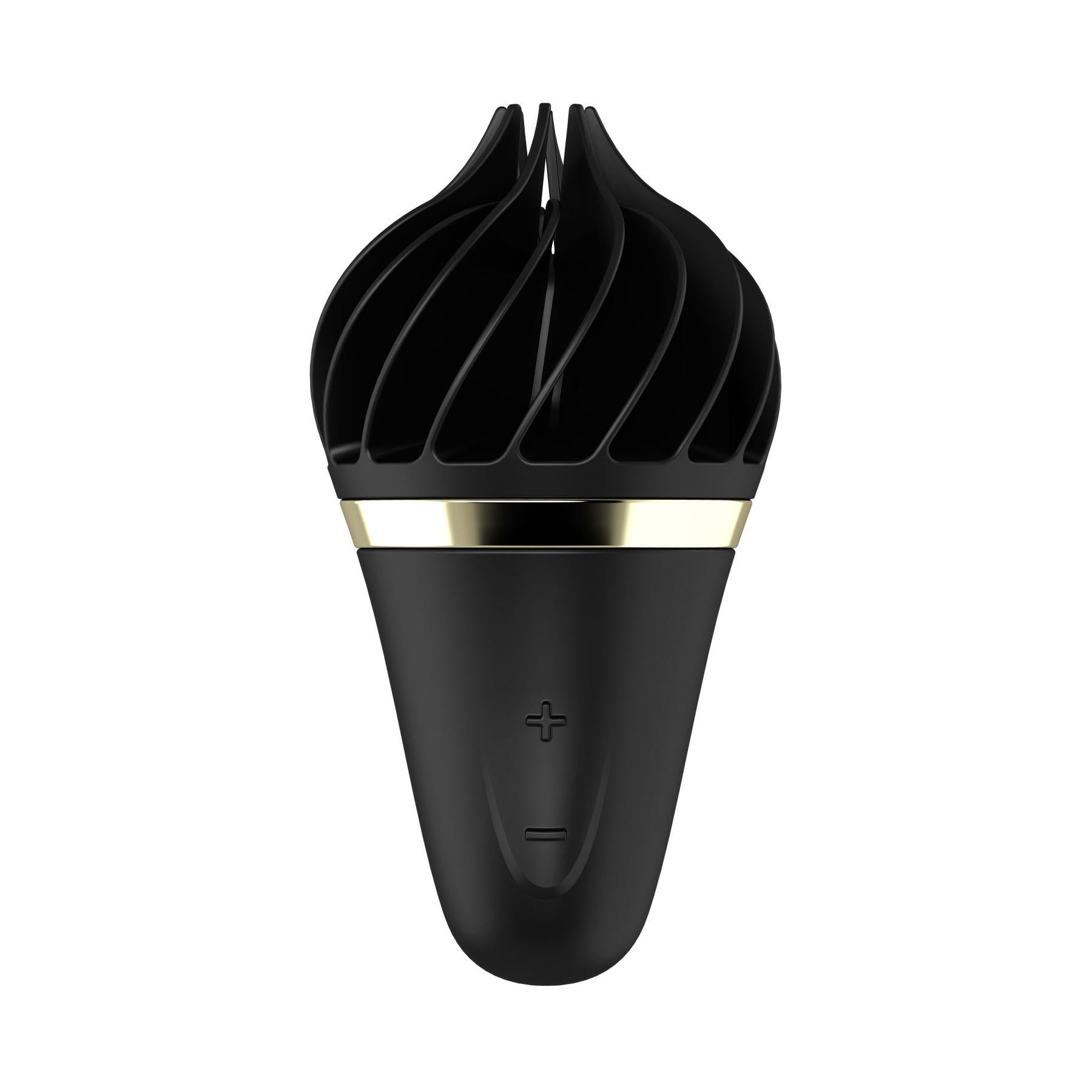 Спиннатор мороженого Satisfyer Lay-On Sweet Temptation Черный/Золотой (SO3551)