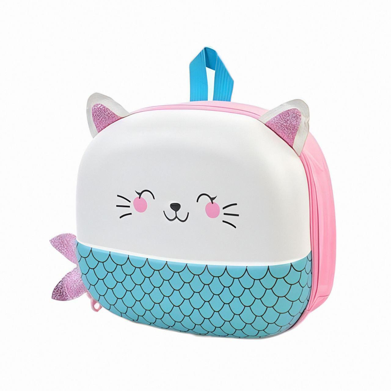 Рюкзак FG240502006A в форме кота-русалки 23x20x8 см Розовый - фото 1 Рюкзак FG240502006A в форме кота-русалки 23x20x8 см Розовый - фото 1