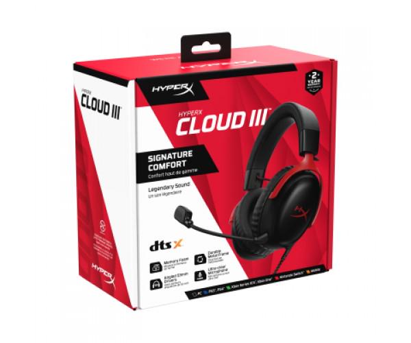 Наушники HyperX Cloud III Black/Red (727A9AA) - фото 9