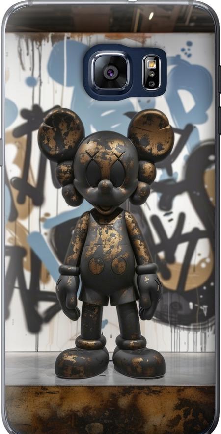 Чехол на Samsung Galaxy S6 Edge Plus G928 Bronze kaws v2 (6098u-189-42517)