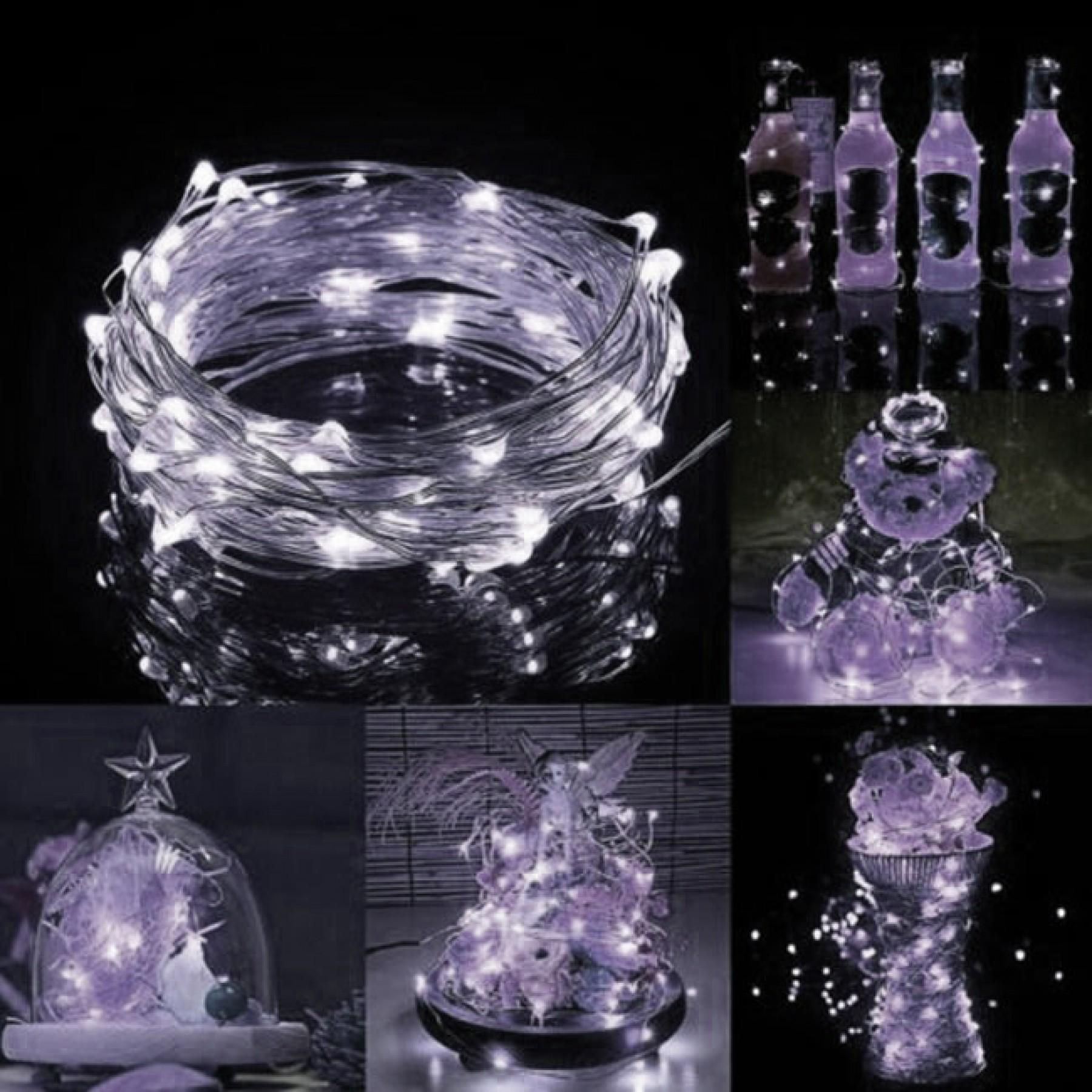 Гірлянда на батарейках Springos 100 LED Pilot CL0101 9,9 м Cold white (CL0102) - фото 2 Гірлянда на батарейках Springos 100 LED Pilot CL0101 9,9 м Cold white (CL0102) - фото 2