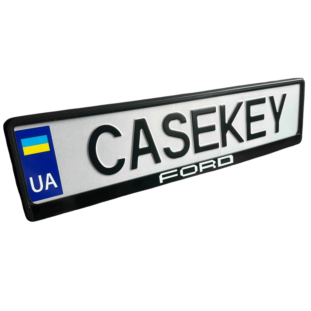 Авторамка с лакированной печатью Ford (foramka3) Авторамка с лакированной печатью Ford (foramka3)