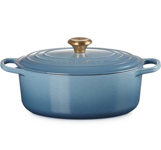 Кастрюля Le Creuset Signature 4,7 л овальная Chambray (21178294344441) - фото 1