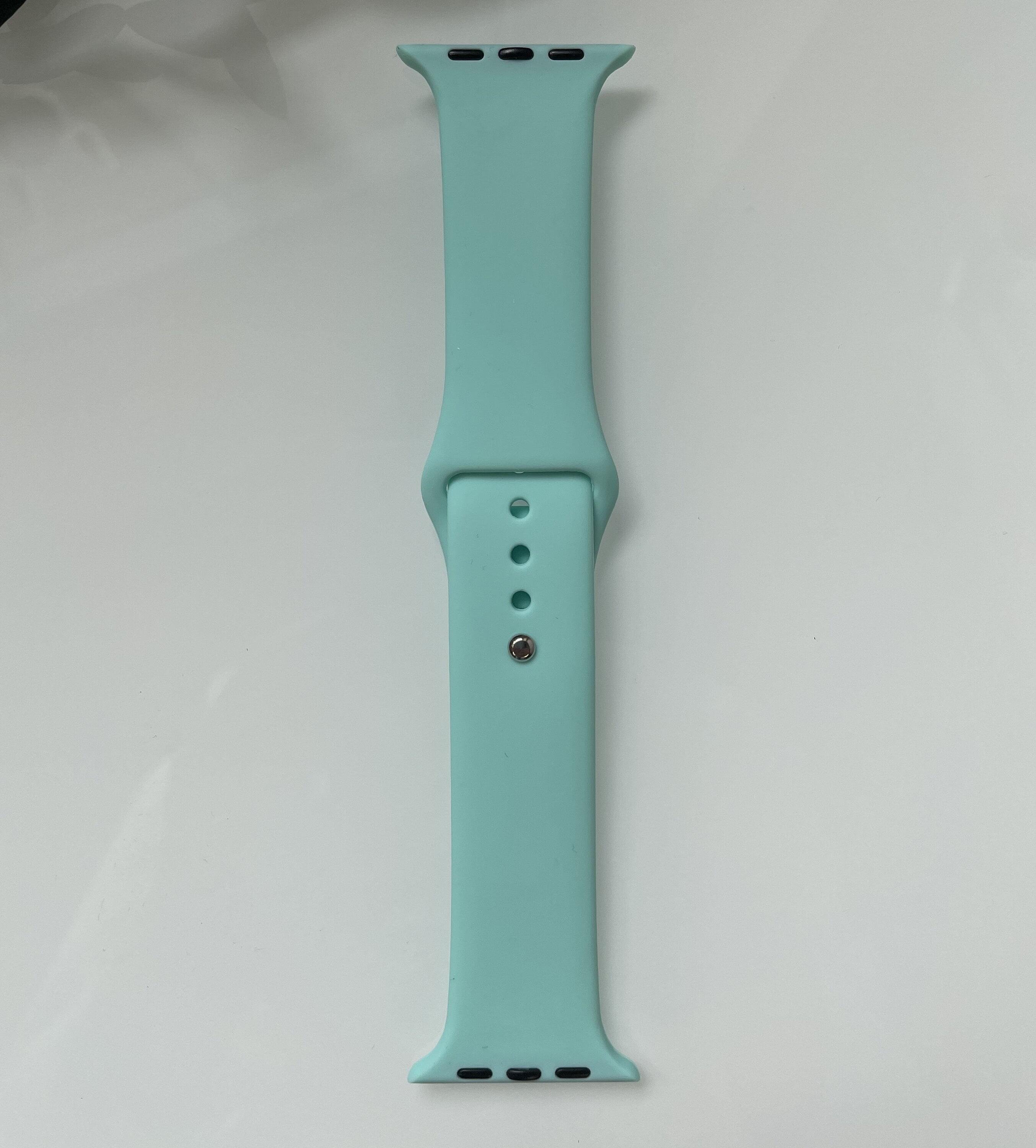 Ремешок для смарт-часов силиконовый для Apple Watch 38-40 мм Бирюзовый (RW059)