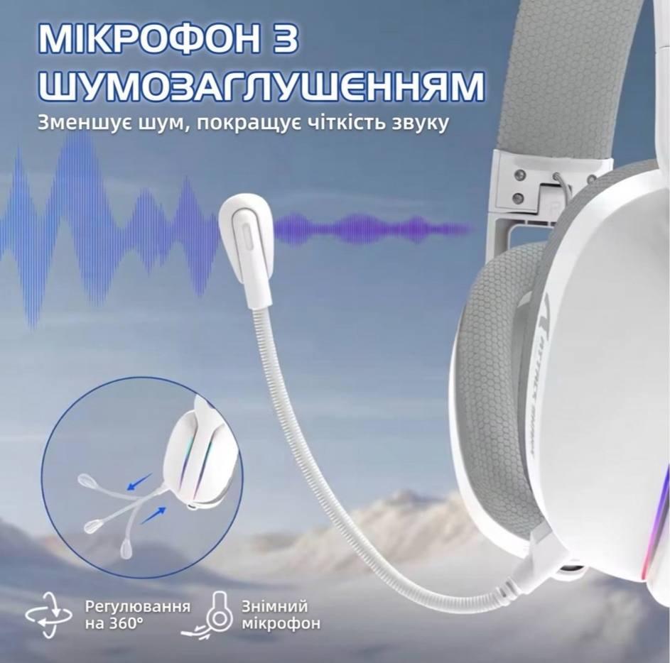 Наушники Attack Shark L90 Белый - фото 5
