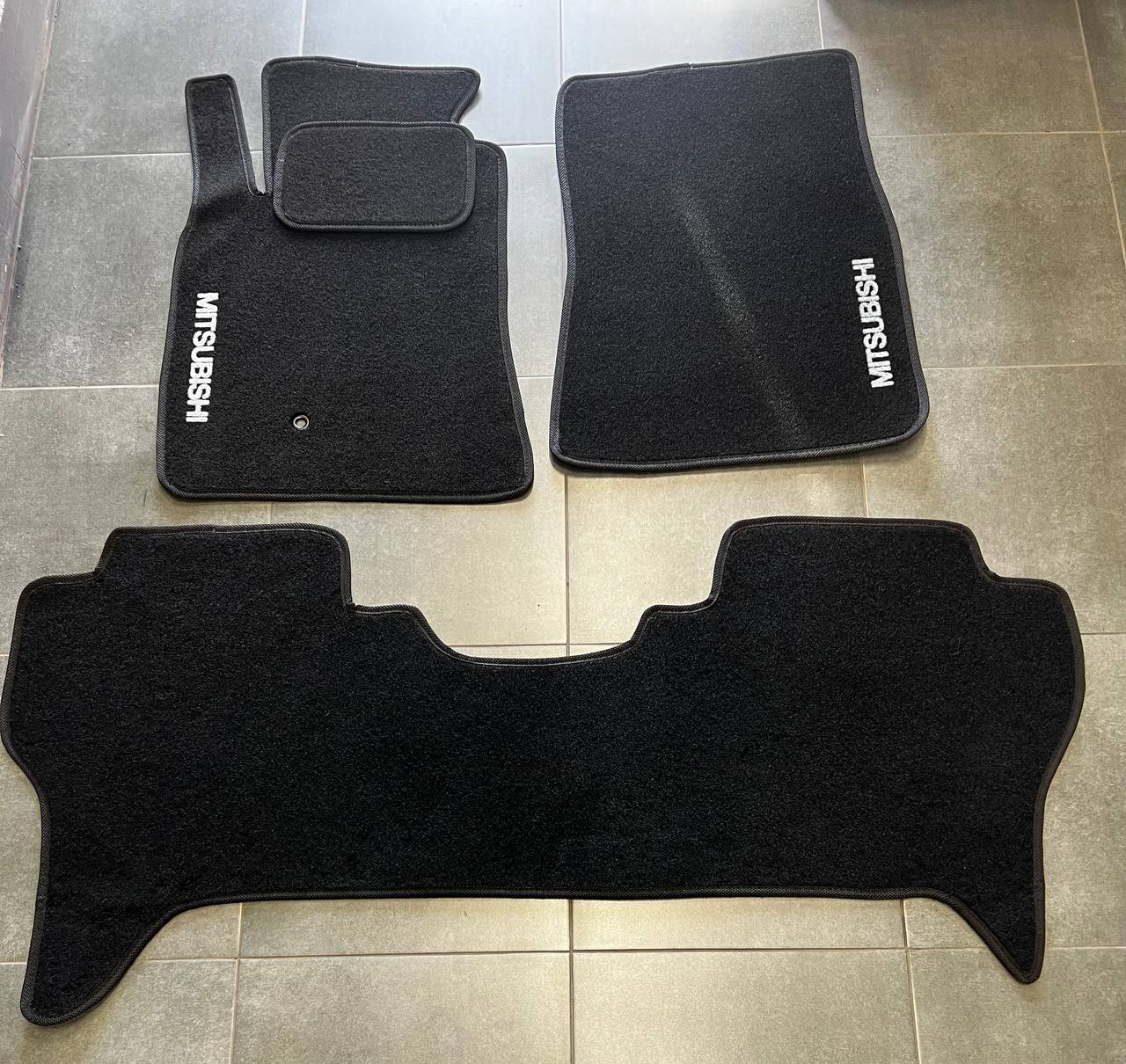 Коврики автомобильные ворсовые в салон для Mitsubishi Pajero III Wagon 5 дв 1999