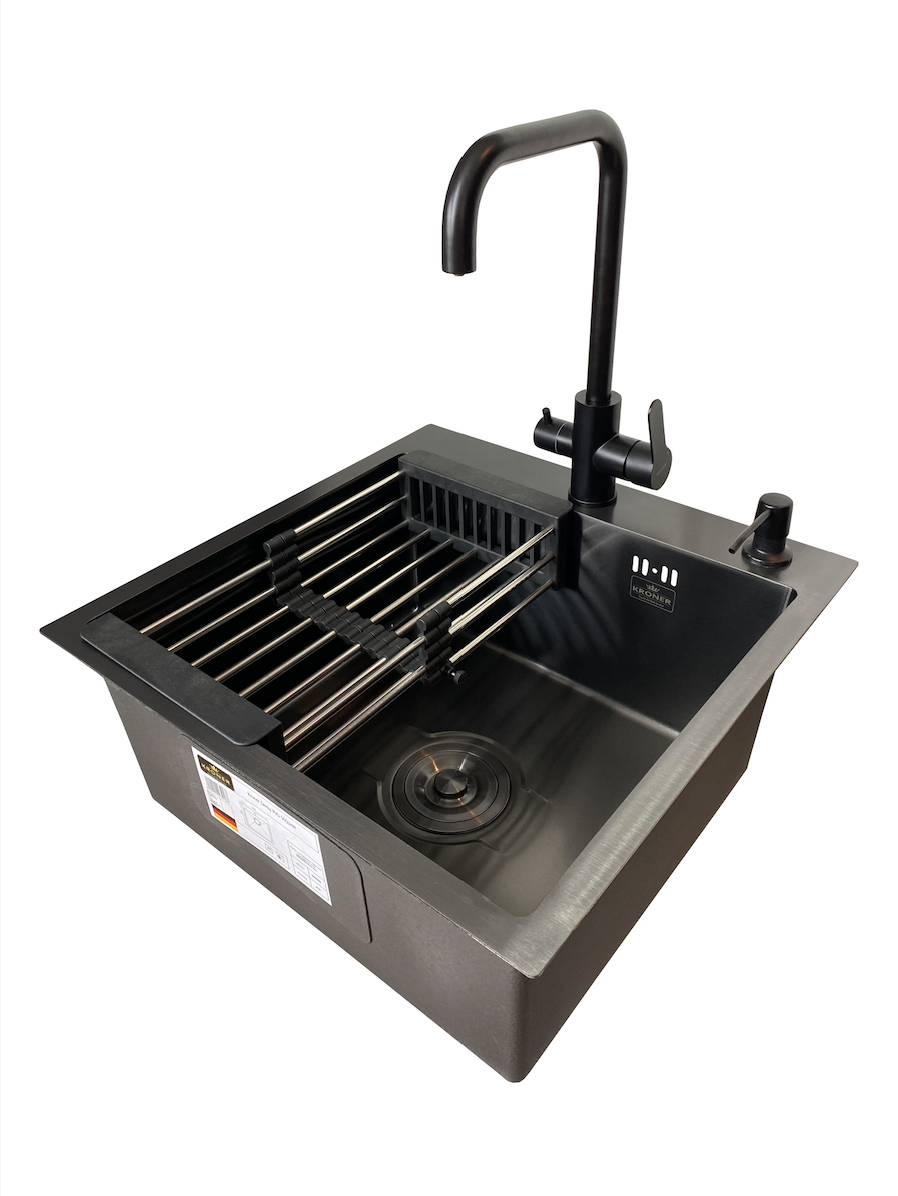 Мойка кухонная Kroner Handmade 50x50 см 3/1 см (53dfb6b9)