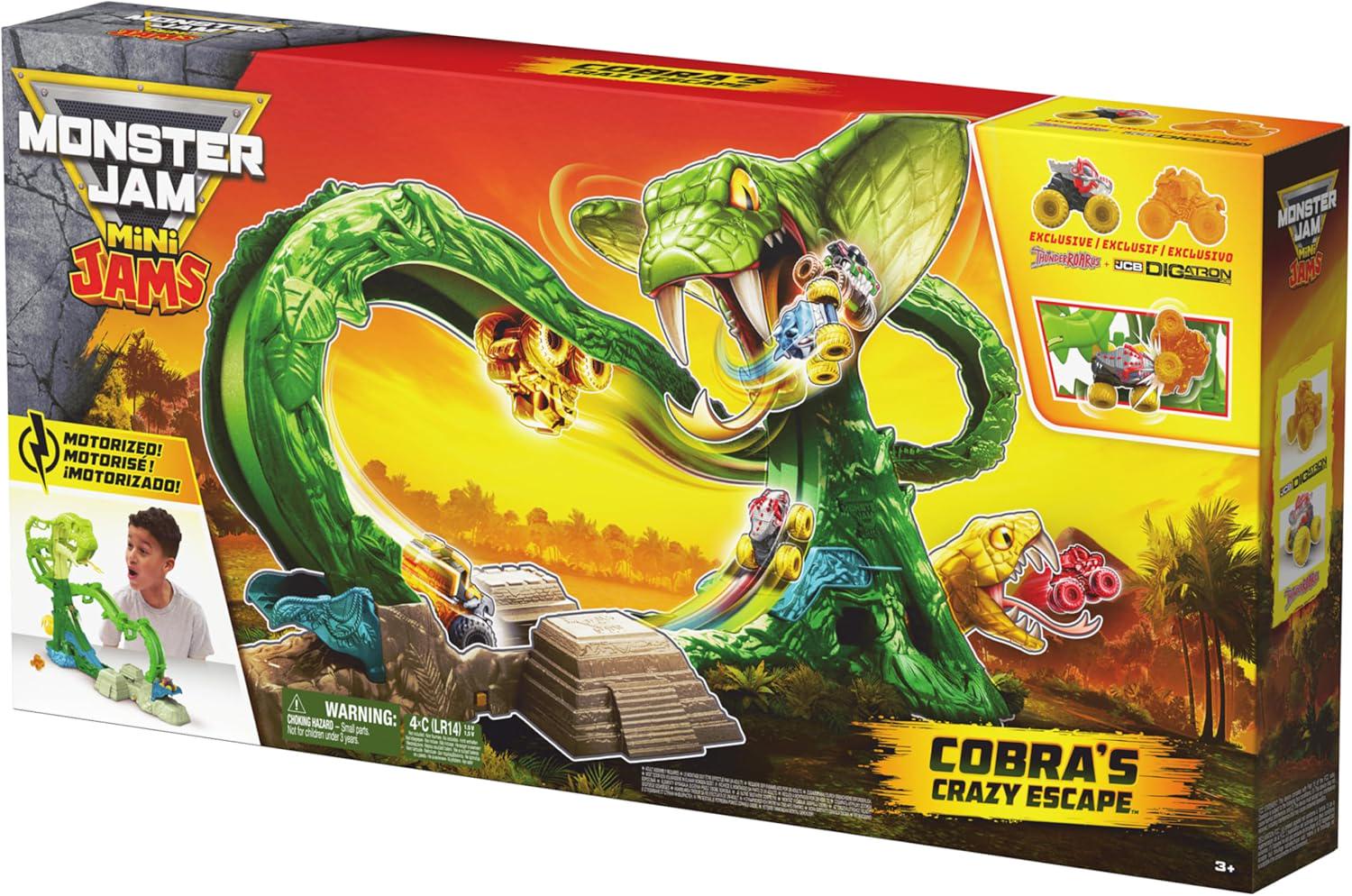 ミニカー Monster Jam Mini Cobra's Crazy Escape ᐉ Игровой набор Монстр Джем Кобра Monster Jam Cobra's Crazy