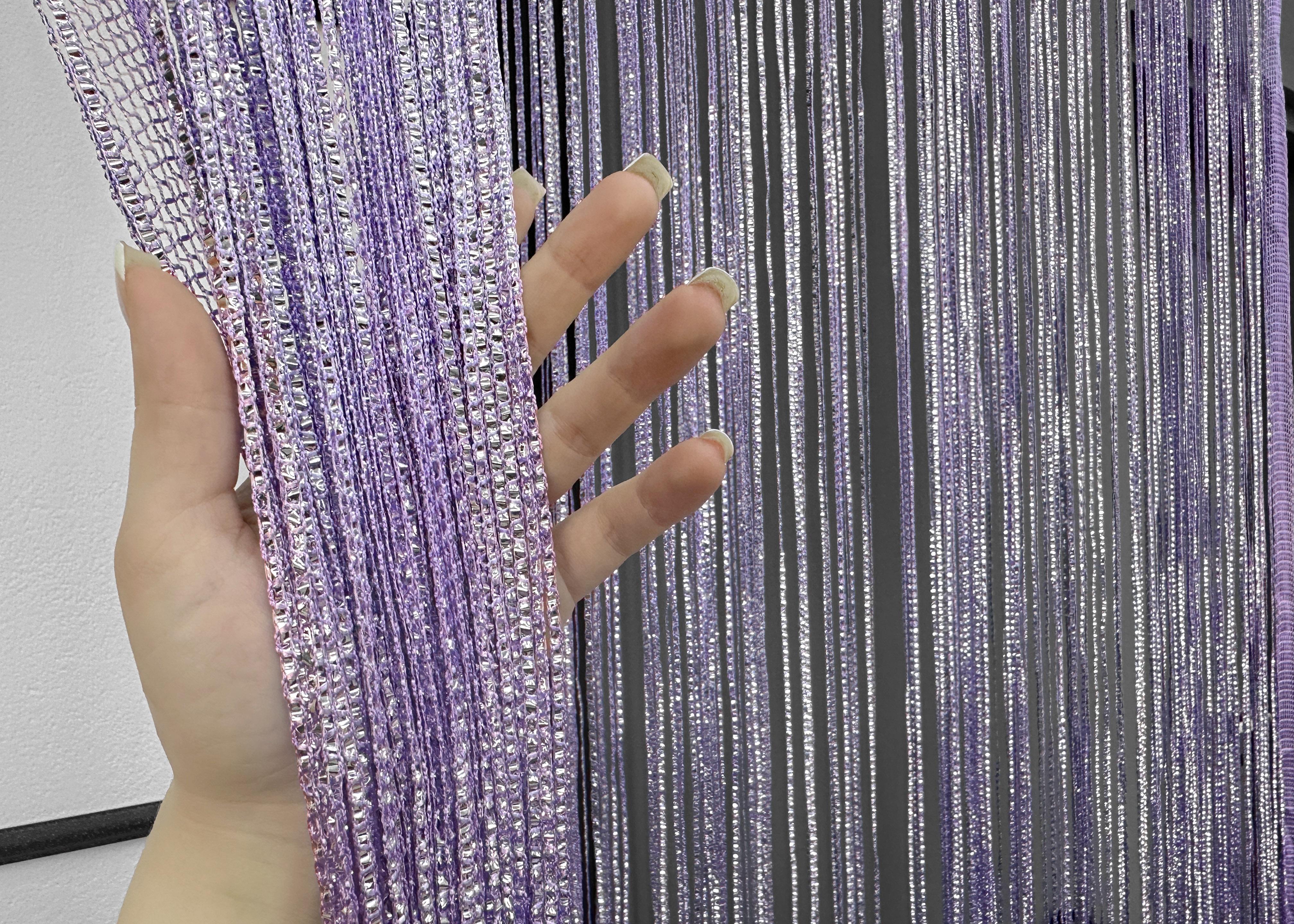 Штори-нитки Rovi Premium з люрексом 300х300 см Бузковий (61-111) - фото 6 Штори-нитки Rovi Premium з люрексом 300х300 см Бузковий (61-111) - фото 6