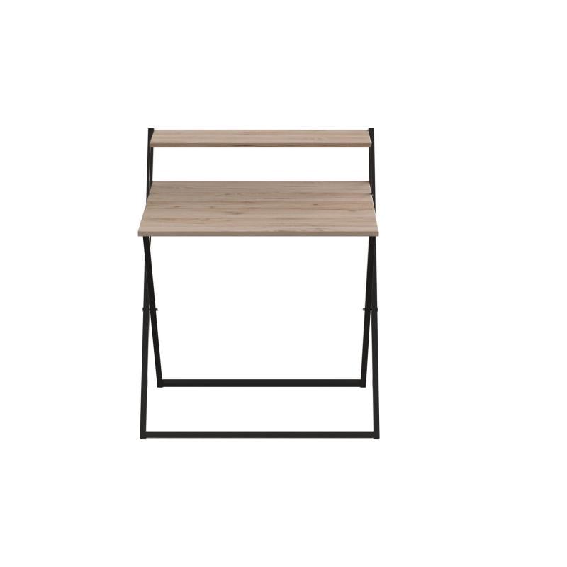 Стіл трансформер Ferrum-decor Kompakt 2 метал/ДСП 16 мм Чорний/Дуб Сан-Марино (FRD-104691) - фото 4 Стіл трансформер Ferrum-decor Kompakt 2 метал/ДСП 16 мм Чорний/Дуб Сан-Марино (FRD-104691) - фото 4