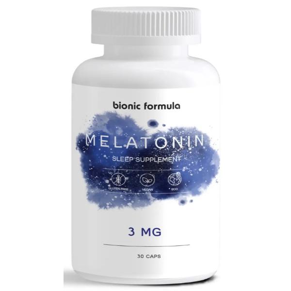 Мелатонин для сна Bionic Formula Melatonin 3 мг 30 капс. (000022393) Мелатонин для сна Bionic Formula Melatonin 3 мг 30 капс. (000022393)