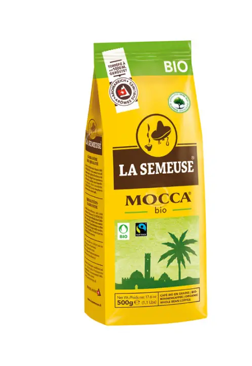 Кофе в зернах La Semeuse Mocca BIO 100% Арабика 500 г (25372770)