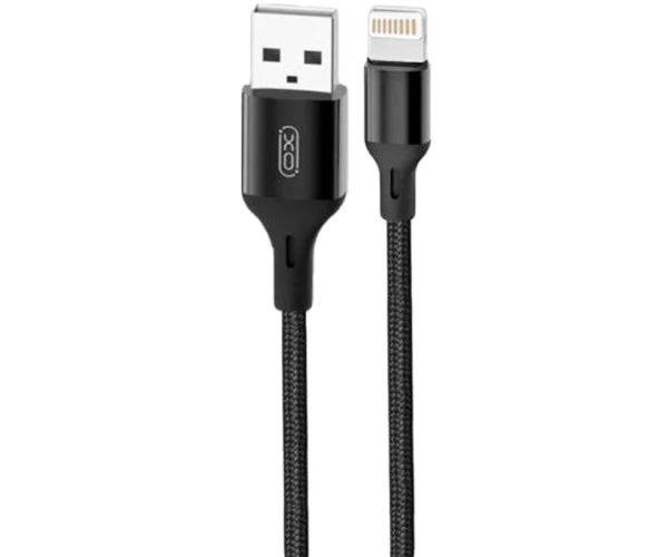 Кабель USB дата Xo NB143 Lightning 1 м Black