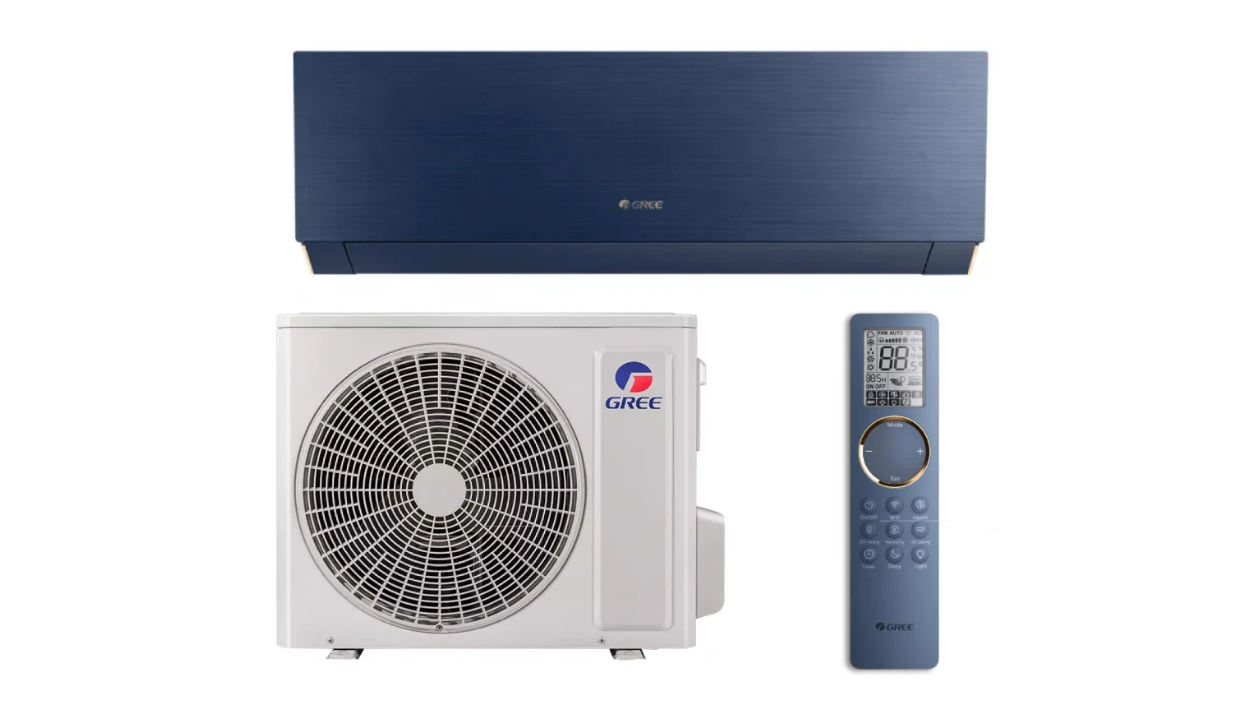 Кондиціонер Gree CLIVIA DC Inverter R32 до 25 м2 обігрів до -25°C Blue (GWH09AUCXB-K6DNA1A Blue)