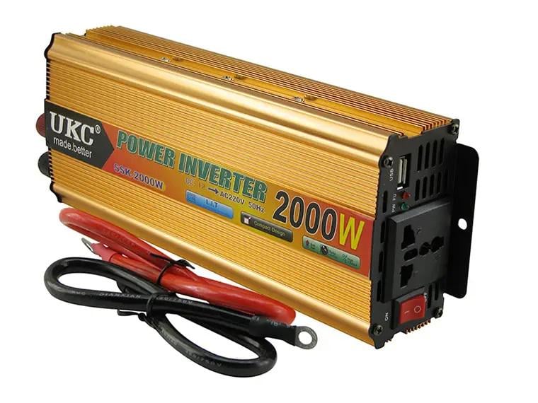 Автомобильный инвертор преобразователь Inverter I-Power SSK UKC 2000 W (69e15a89) - фото 4