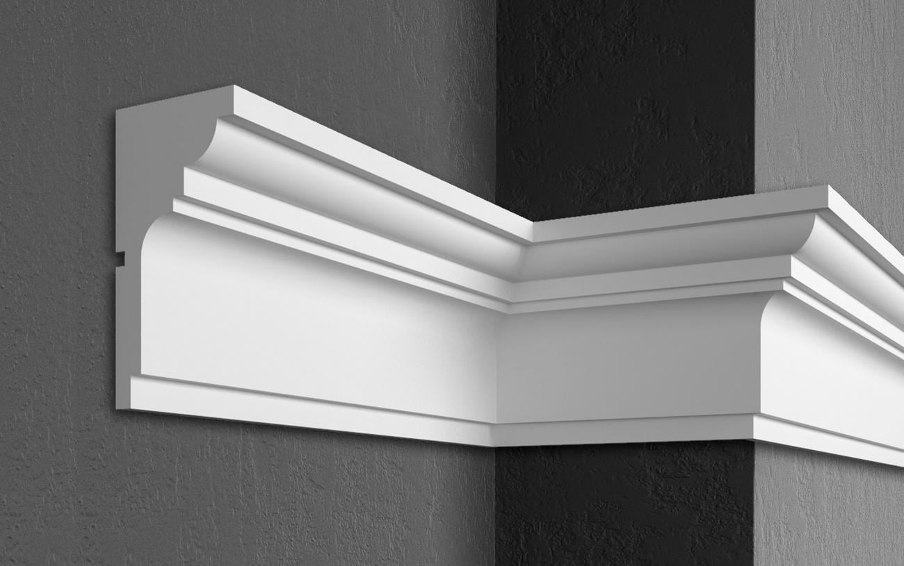 Карниз Prestige decor KC 125 без покрытия 220x110 мм 2000 мм (12370222)