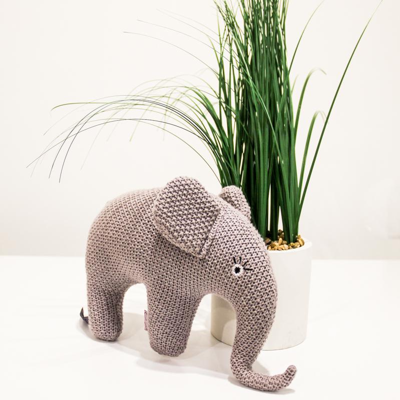 Мягкая вязанная игрушка Lamon Слон Small Stuff (Lam1012128)