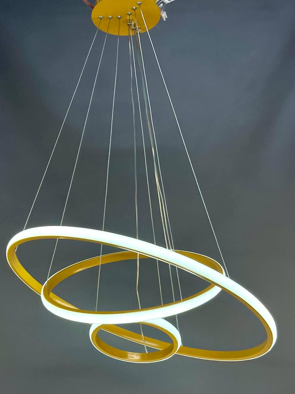 Люстра светодиодная Zilini ER011/60/40/20 110W Золотой (23916374) - фото 2 Люстра светодиодная Zilini ER011/60/40/20 110W Золотой (23916374) - фото 2