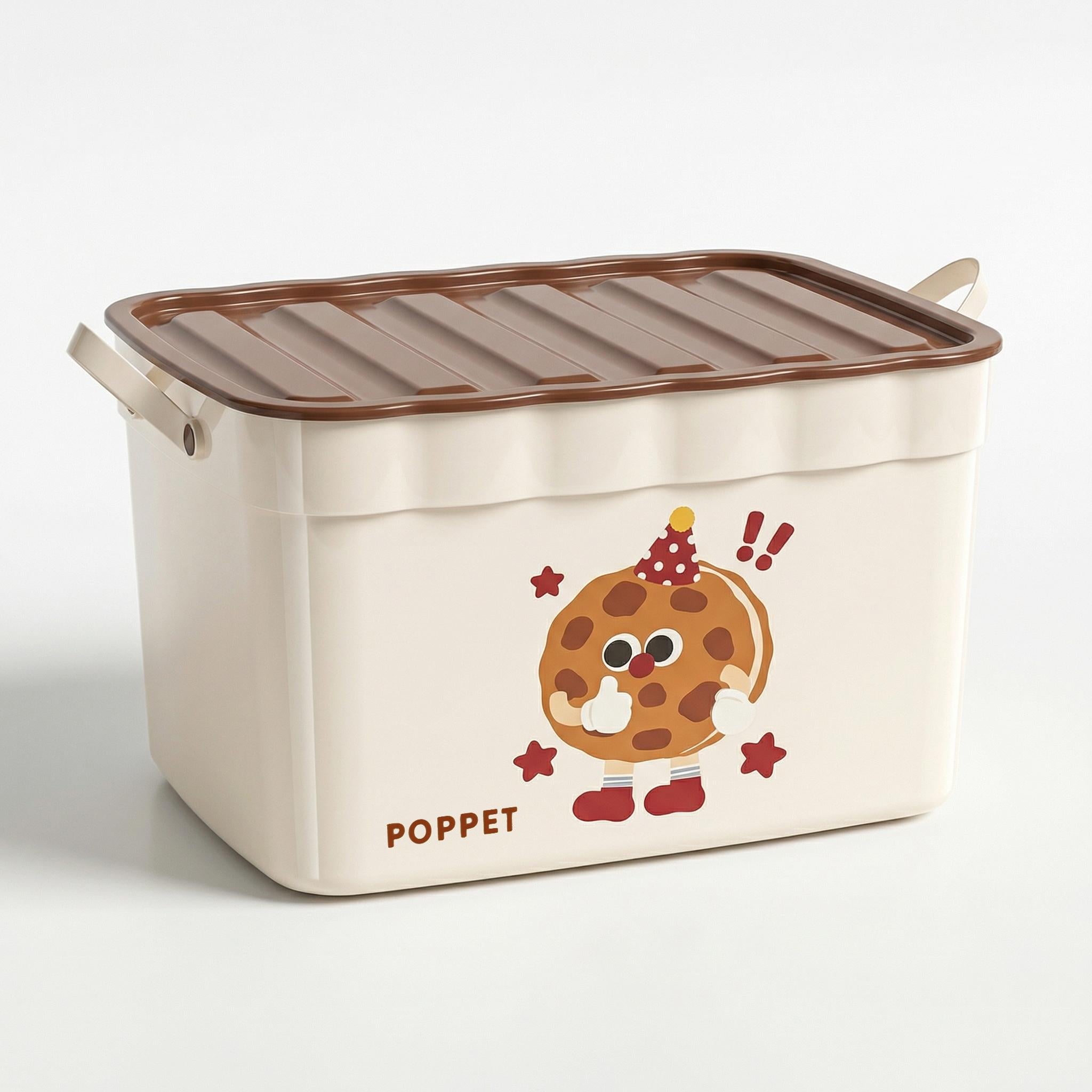 Ящик для хранения игрушек Poppet Хэппи Дэй Белый (PP-009W-L)