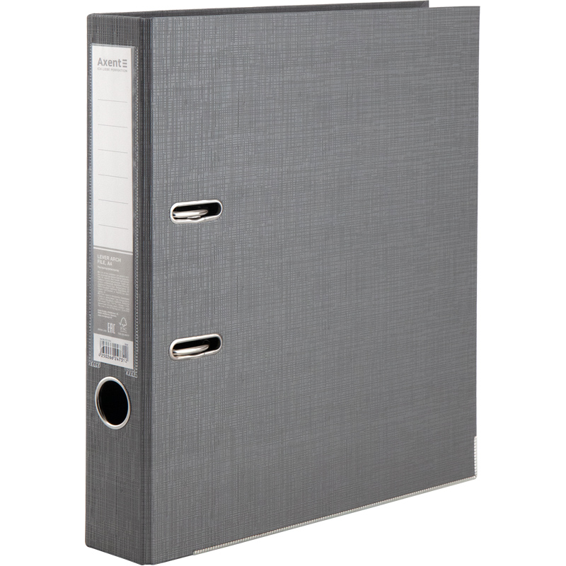 Папка-регистратор двусторонняя 50 шт. Prestige+ 5 см разобранная 1721-34P-A Серебристый (4250266247671)