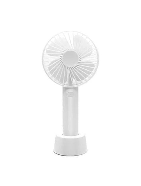 Вентилятор Portable Fan ручной аккумуляторный с подставкой и USB-зарядкой White (54522W) Вентилятор Portable Fan ручной аккумуляторный с подставкой и USB-зарядкой White (54522W)