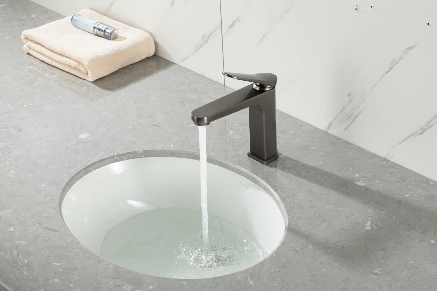 Смеситель для умывальника Gappo G1010-9 Графит (1055621) - фото 5 Смеситель для умывальника Gappo G1010-9 Графит (1055621) - фото 5