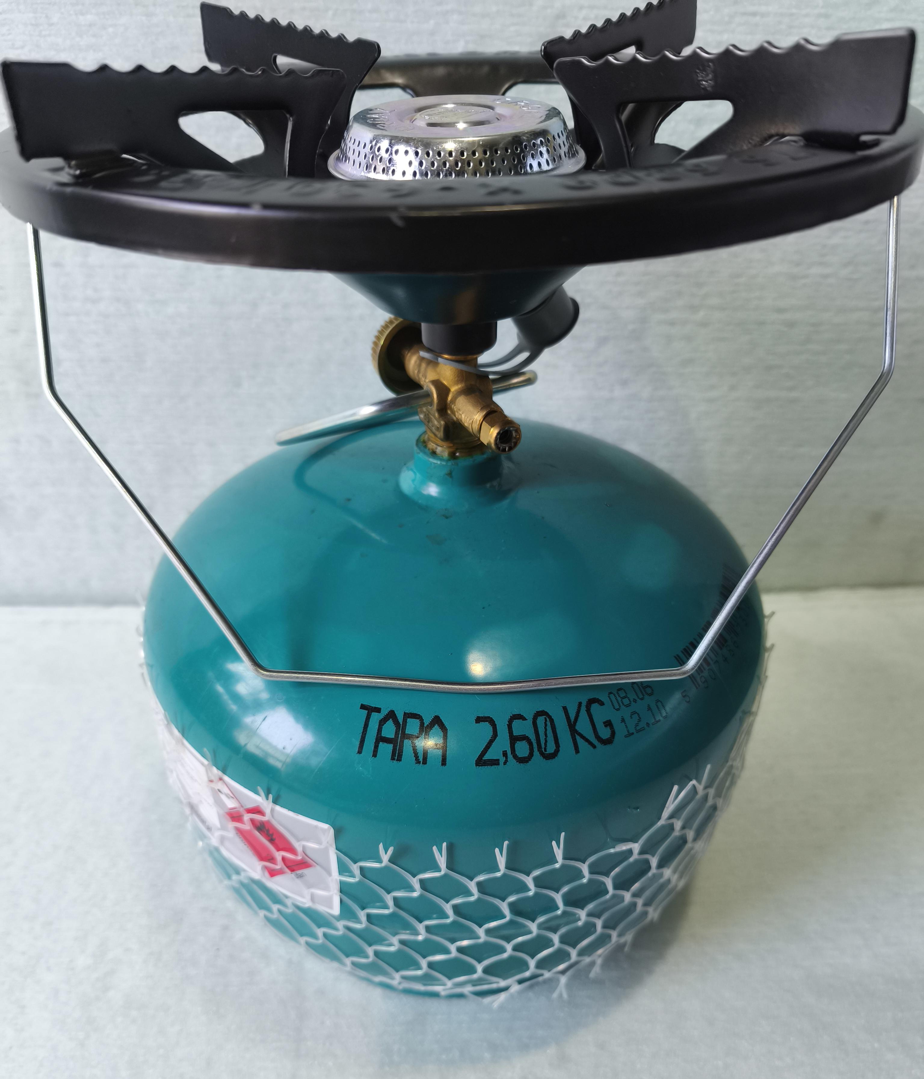 Туристический газовый баллон 5 л/2 кг в комплекте с горелкой EPK-630