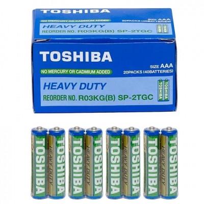 Батарейки TOSHIBA Heavy Duty AAА/LR03 40 шт./уп.