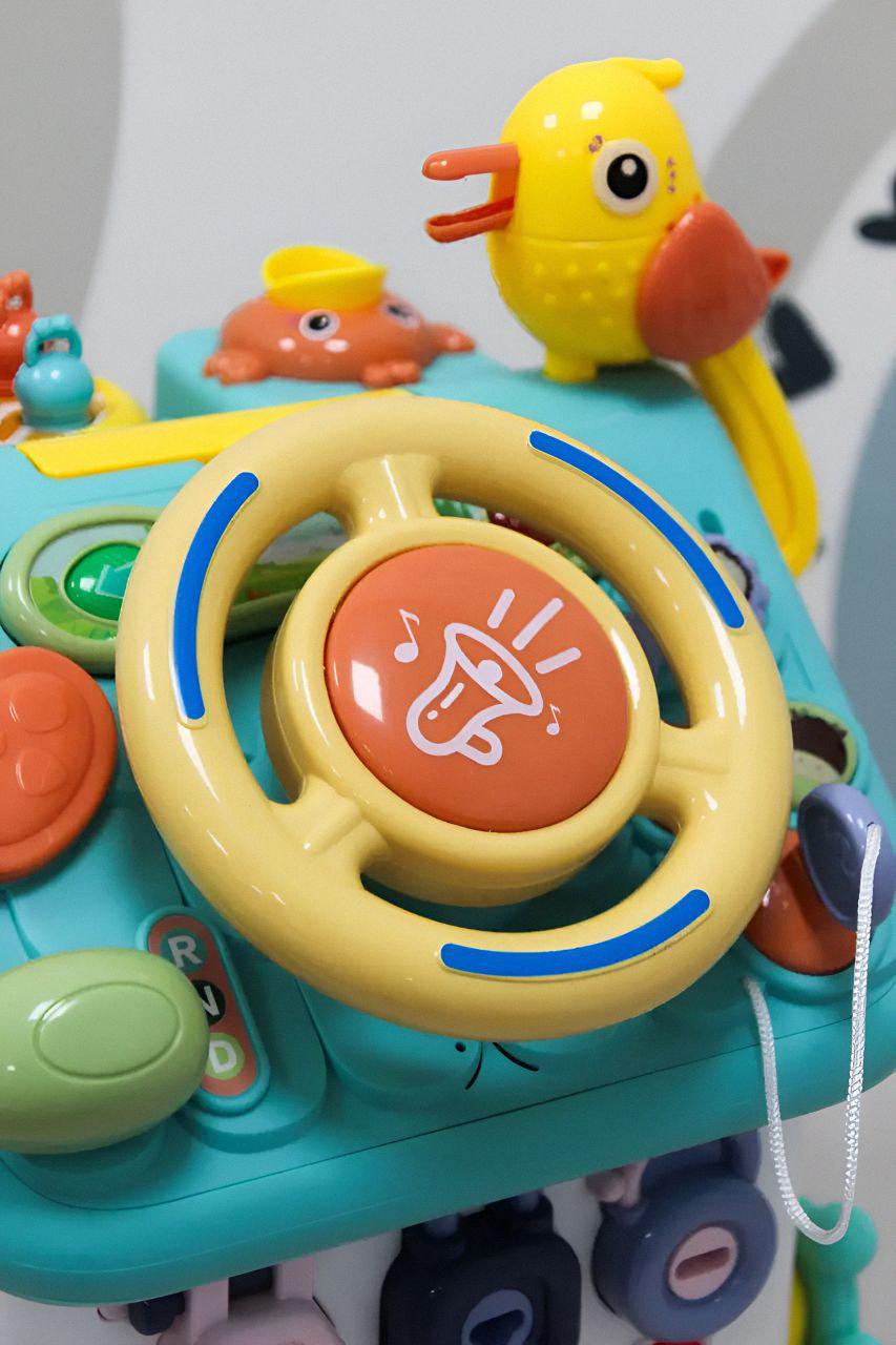 Бизиборд-домик WToys 62638 с озвучкой на украинском языке - фото 2