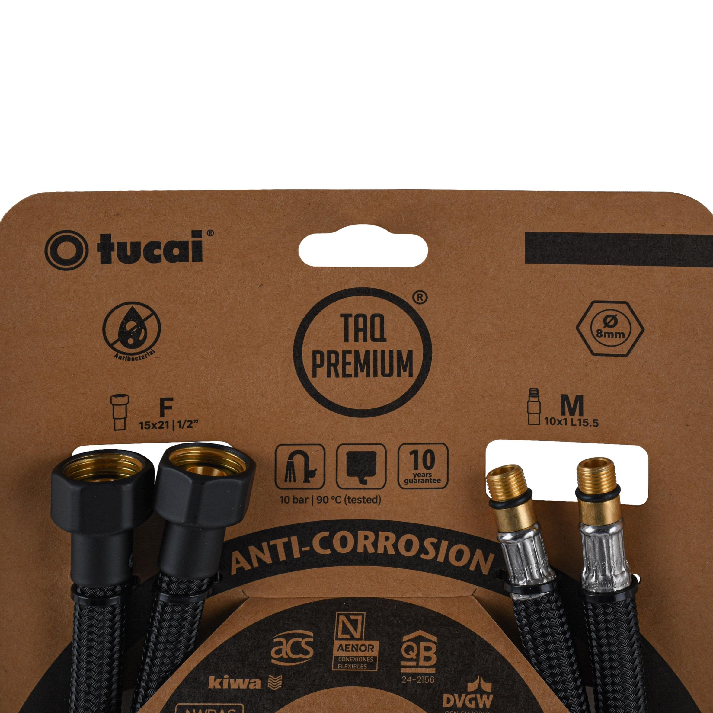 Шланг для підключення змішувача TUCAI 000029283 60 см M10x1/2" ЗВ (234604) - фото 2