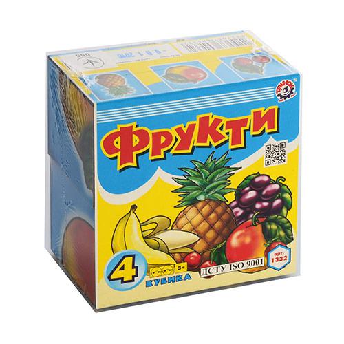 Кубики пластмасові ТехноК Фрукти (1332)