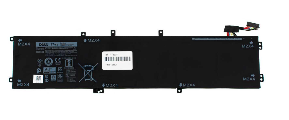 Аккумулятор для ноутбука Dell XPS 15 9570 8333 mAh 114V 95 Wh