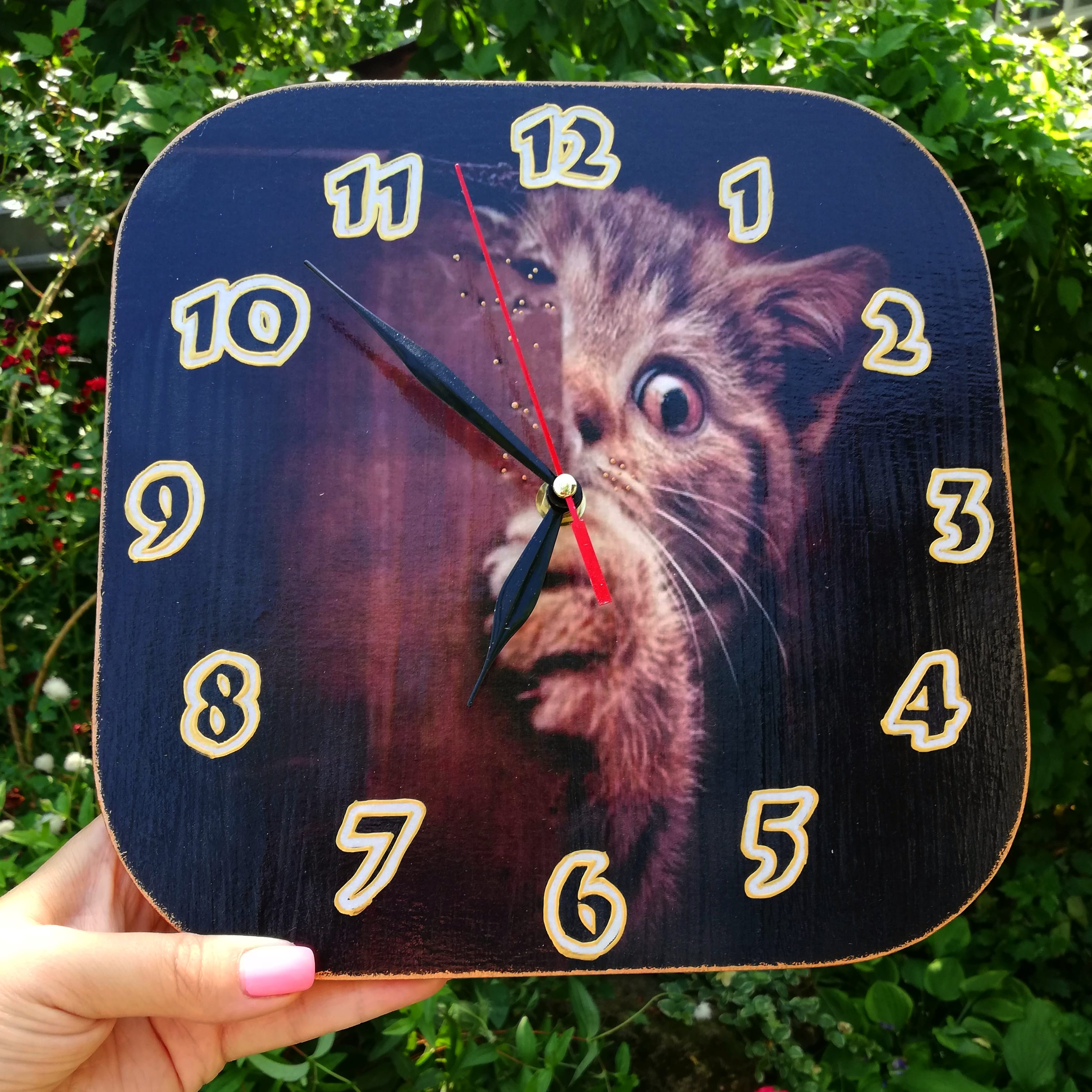 Часы настенные интерьерные Okl Gifts 25х25 см 257