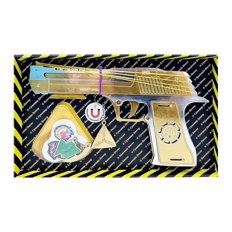 Детский пистолет-резинострел Desert Eagle Gold (ID-180-D-206)